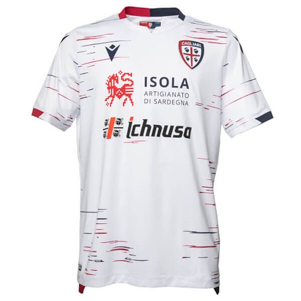 Tailandia Camiseta Cagliari Calcio Segunda equipo 2019-20 Blanco